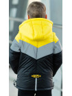 Куртка 7938-1 СВЕН демисезонная д/мал (черный/желтый)