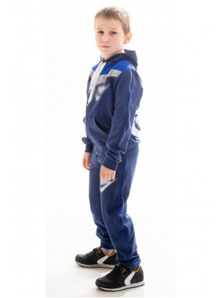 Детский спортивный костюм АВЕНИР д/мальч. (джинс+электрик)