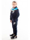Детский спорт.костюм АВЕНИР д/мальч. (т.синий+голубой)