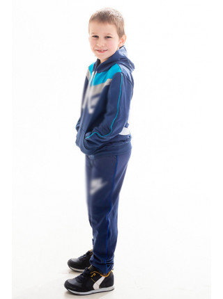 Детский спорт.костюм АВЕНИР д/мальч. (джинс+голубой)