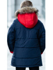 Зимняя куртка ФОСС д/мальч. (синий/красный)