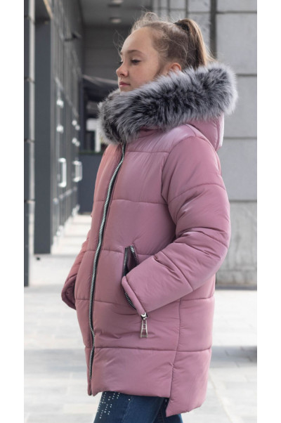 Зимняя куртка ИЗИ д/дев. (розовый)