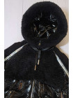 Зимняя куртка Аглая для девочки в черном цвете