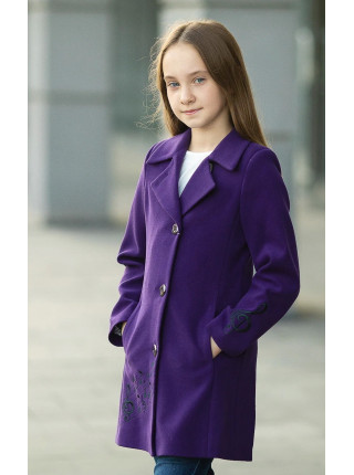 Пальто НОТТА демисезонное (фиолетовый)