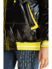 8944-1 Куртка МОНАКО демисезонная(черный/желтый)