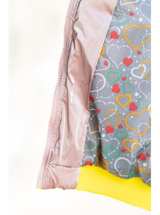Куртка МОНАКО демисезонная (розовый+желтый)