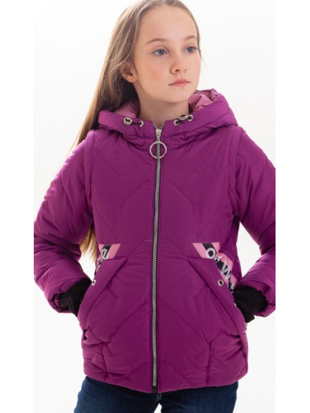 Куртка Гала демисезонная д/дев (фиолетовый)