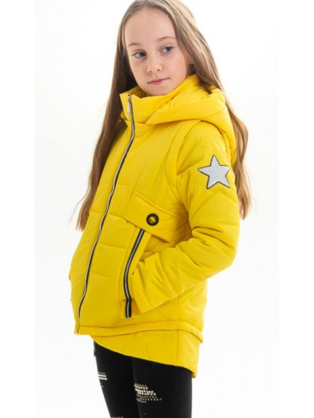 Куртка Мина демисезонная д/дев (желтый)