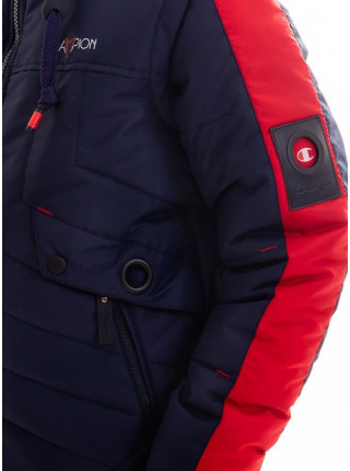 Куртка Саммер демисезонная д/мал (синий/красный)