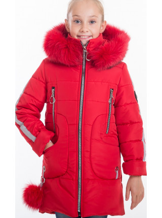 Куртка ИВАННА зимняя (красный)