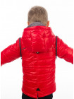  Куртка-жилет НАШИВКА демисезонная (красный)