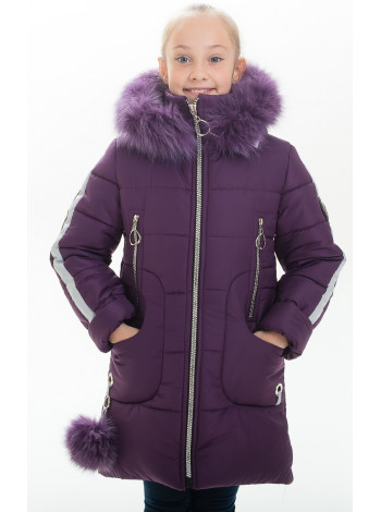  Куртка ИВАННА зимняя (фиолетовый)