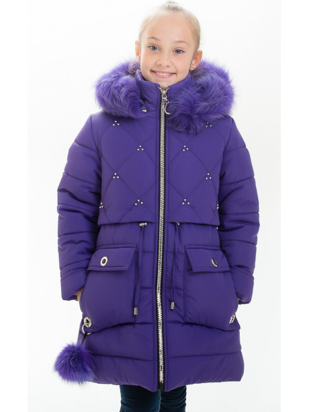 Куртка НИККИ зимняя (фиолетовый)